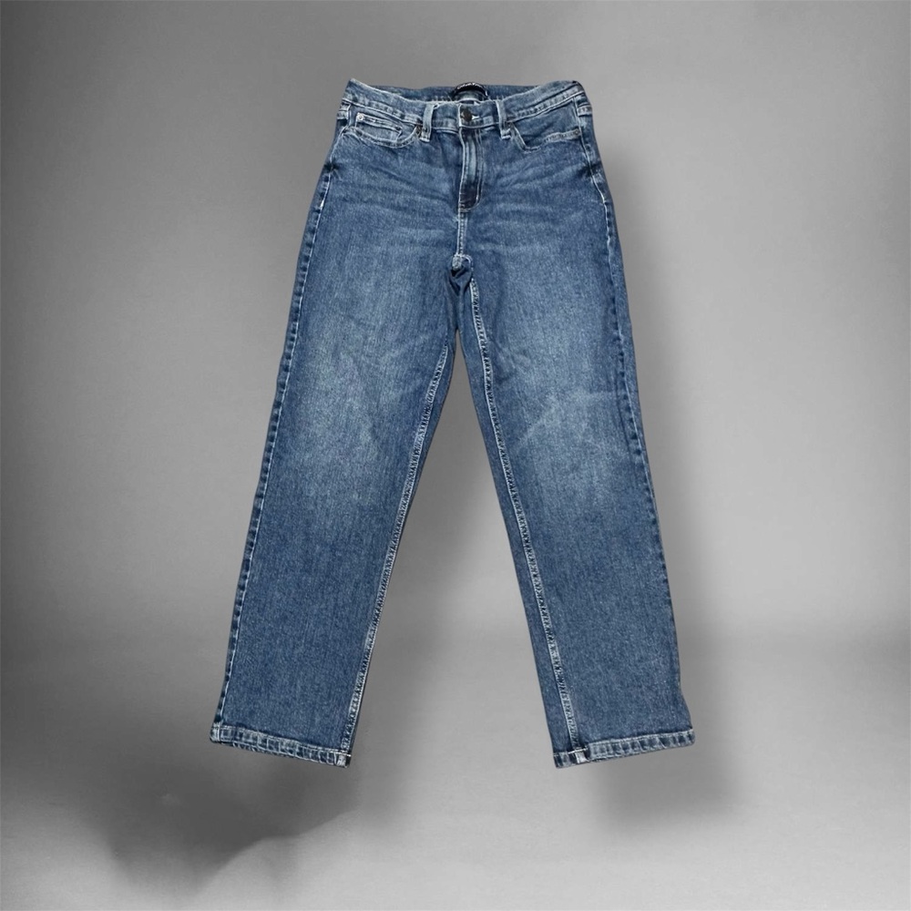 Calvin Klein Blue Straight Leg Jeans 90s Women 6 Medium Wash CK Logo